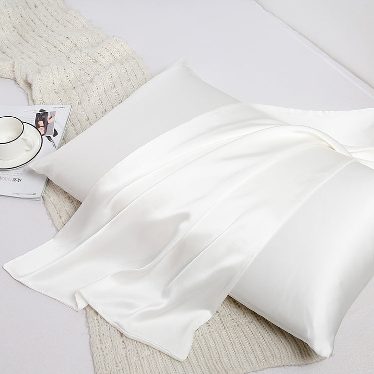 Anti-acne 30 Momme 100% Organic Silk Pillowcase – Fait avec Coeur